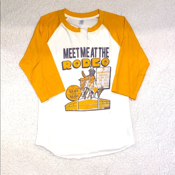 Mustard Meet Me At The Rodeo Tee - Picture 1 of 2